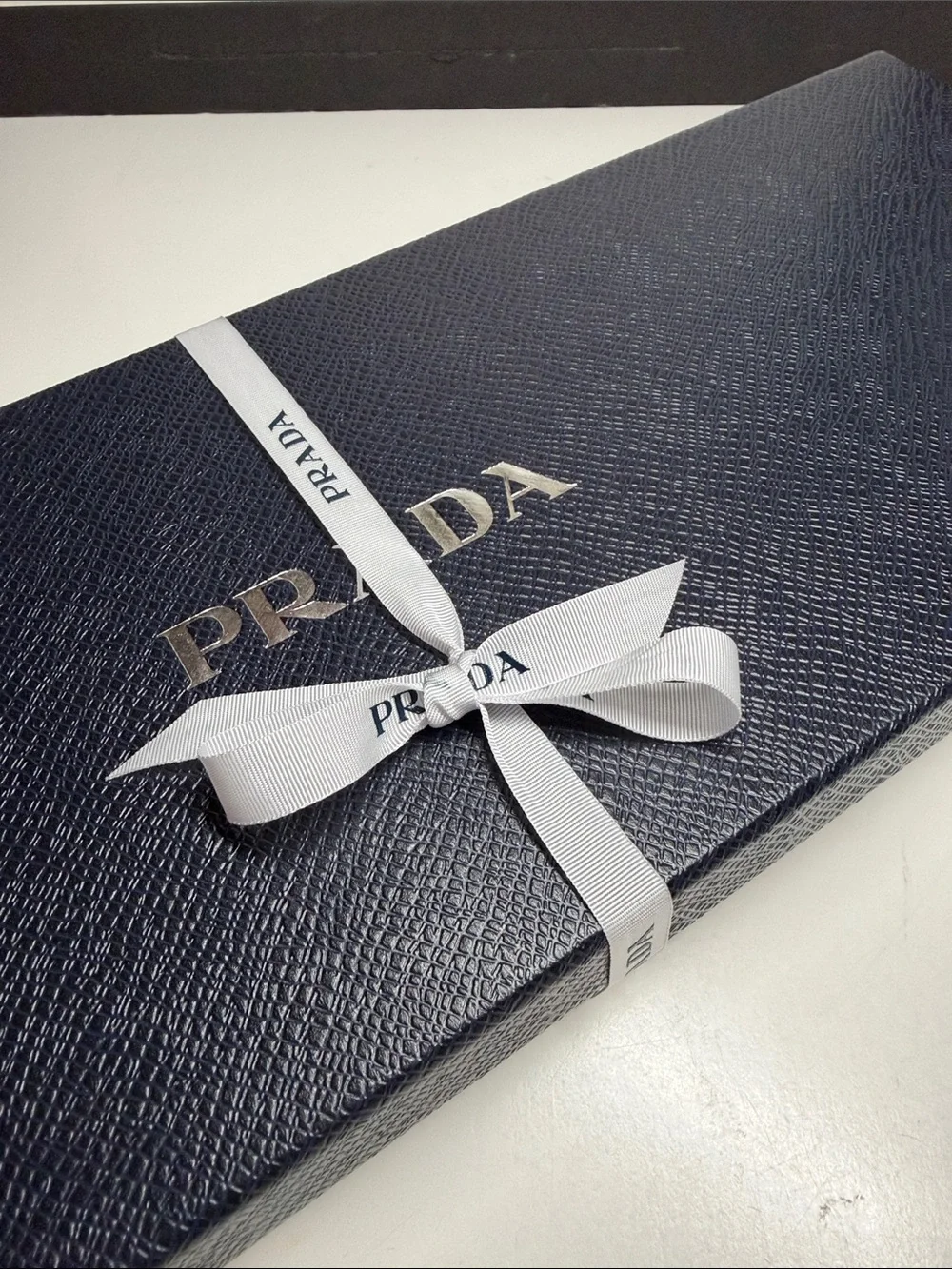 Prada Accessory Empty Box With Ribbon - Picture 1 of 7